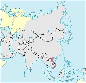 Vietnam Location Map