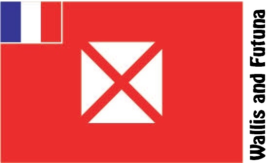 Wallis and Futuna Country Flag