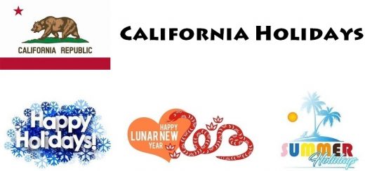 Holidays in California