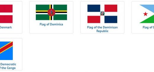 Flags of countries beginning with D