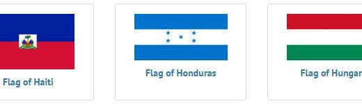 Flags of countries beginning with H
