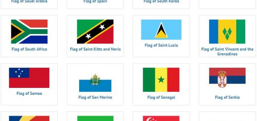 Flags of countries beginning with S