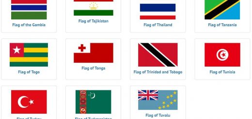 Flags of countries beginning with T