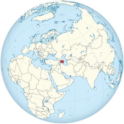 Azerbaijan Location Map