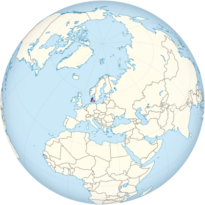 Denmark Location Map