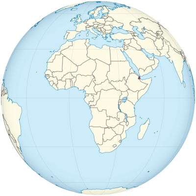 Mappa della posizione di Gibuti