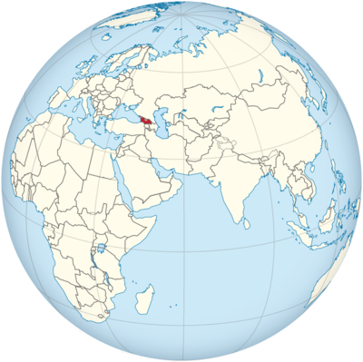 Georgien Lageplan