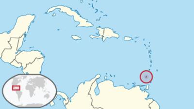 Mappa della posizione di Grenada