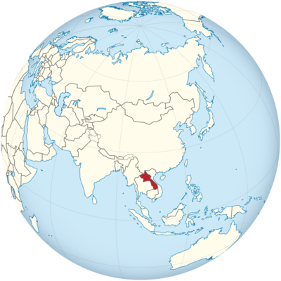 寮國地圖