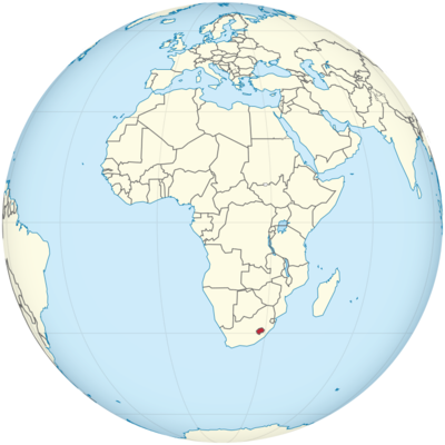 Lesotho Location Map