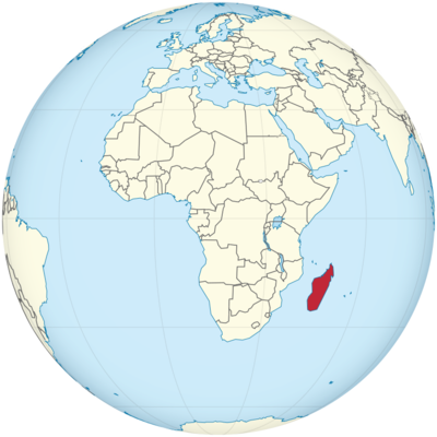 Madagascar Location Map