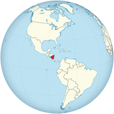 Nicaragua Location Map