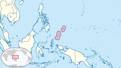 Palau Location Map