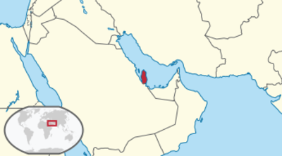 Qatar Location Map