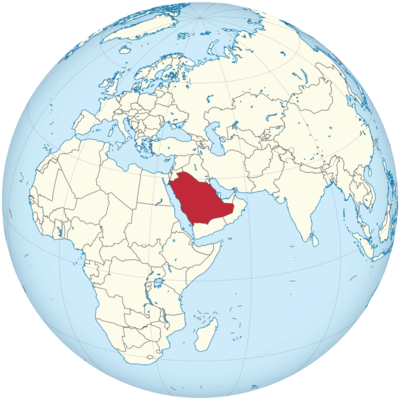 Saudi Arabia Location Map