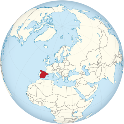 Spain Location Map