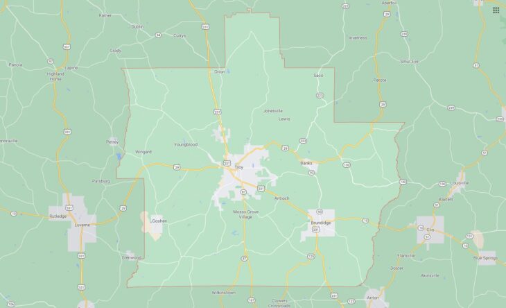 All Cities in Pike County, Alabama