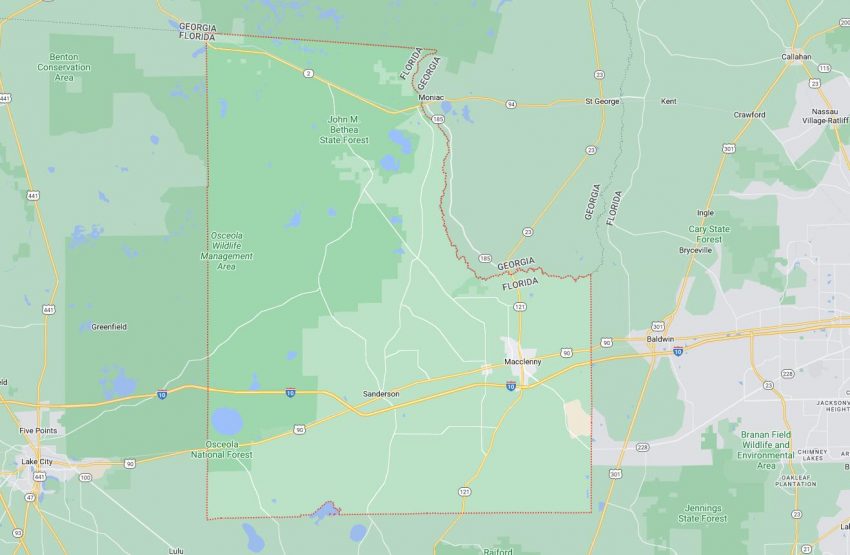 Cities and Towns in Baker County, Florida