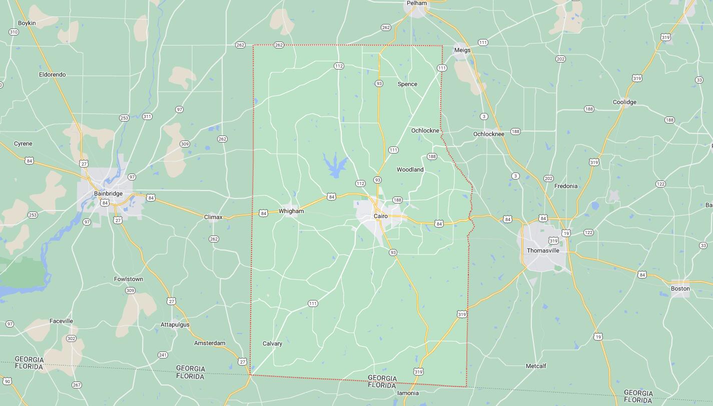 Cities and Towns in Grady County,