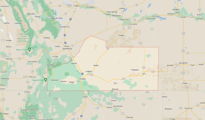 Cities and Towns in Las Animas County, Colorado