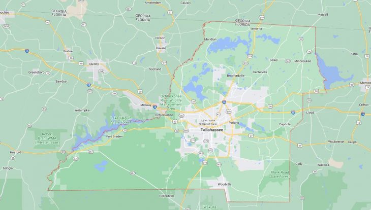 Map of Cities in Leon County, FL