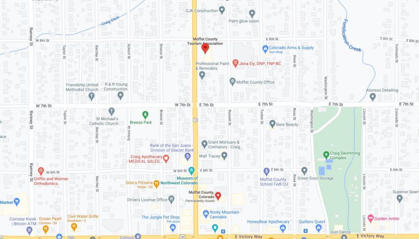 Cities and Towns in Moffat County, Colorado