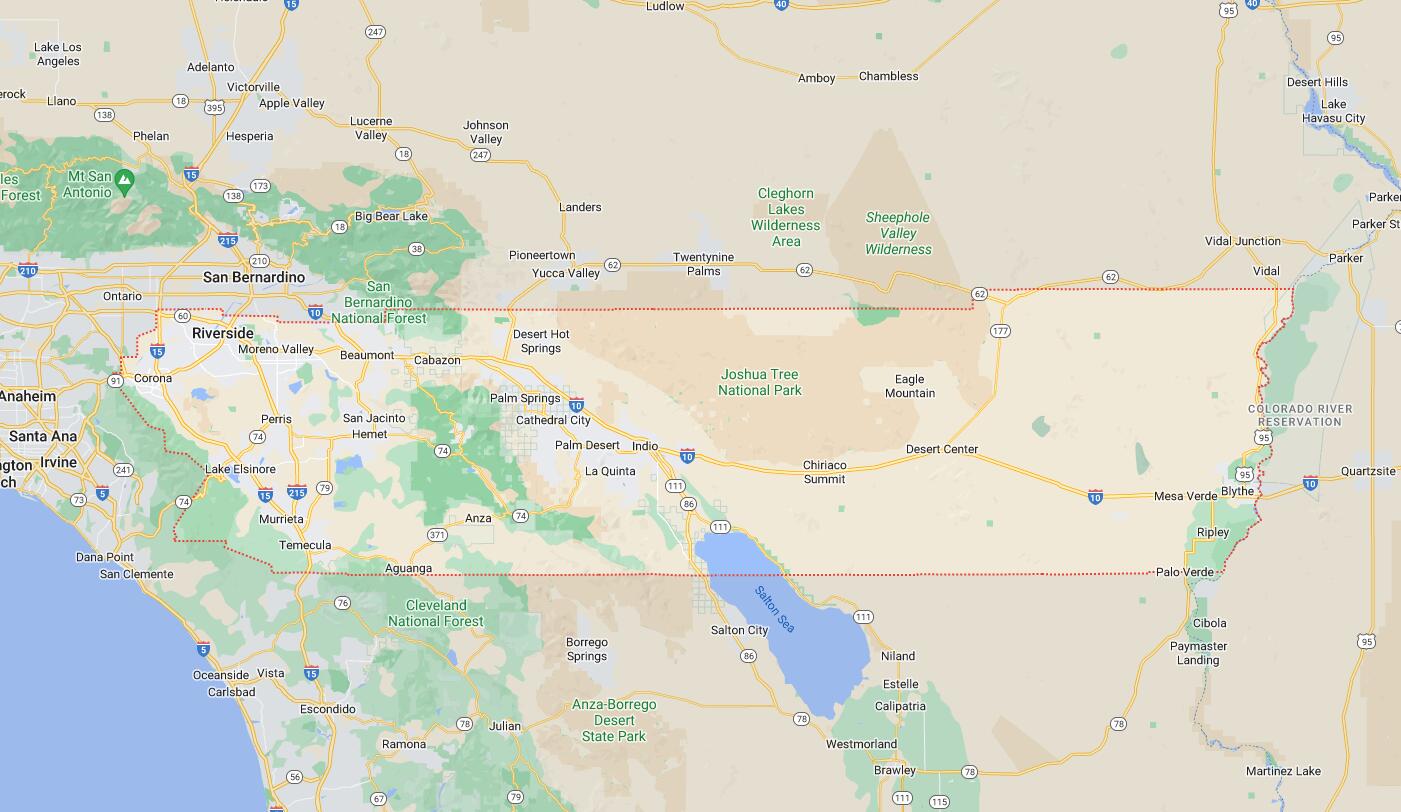 Cities and Towns in Riverside County, California – Countryaah.com