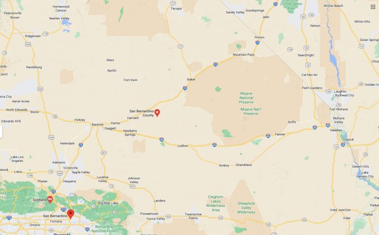 Cities and Towns in San Bernardino County, California – Countryaah.com