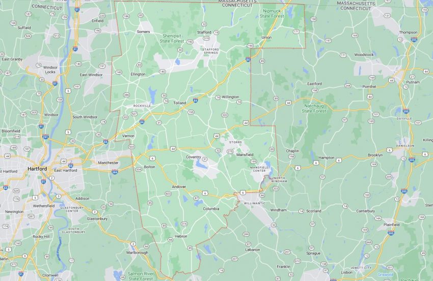 Cities and Towns in Tolland County, Connecticut