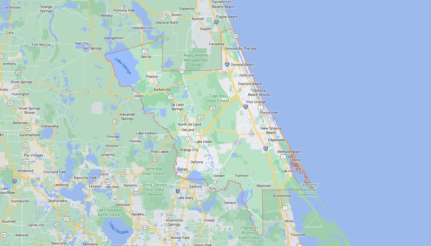 Town Map Volusia