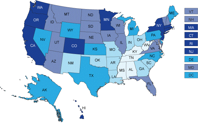 List of U.S. Counties by State