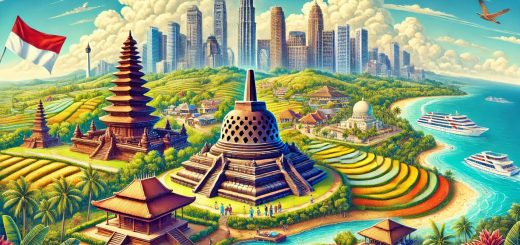 Famous Landmarks in Indonesia