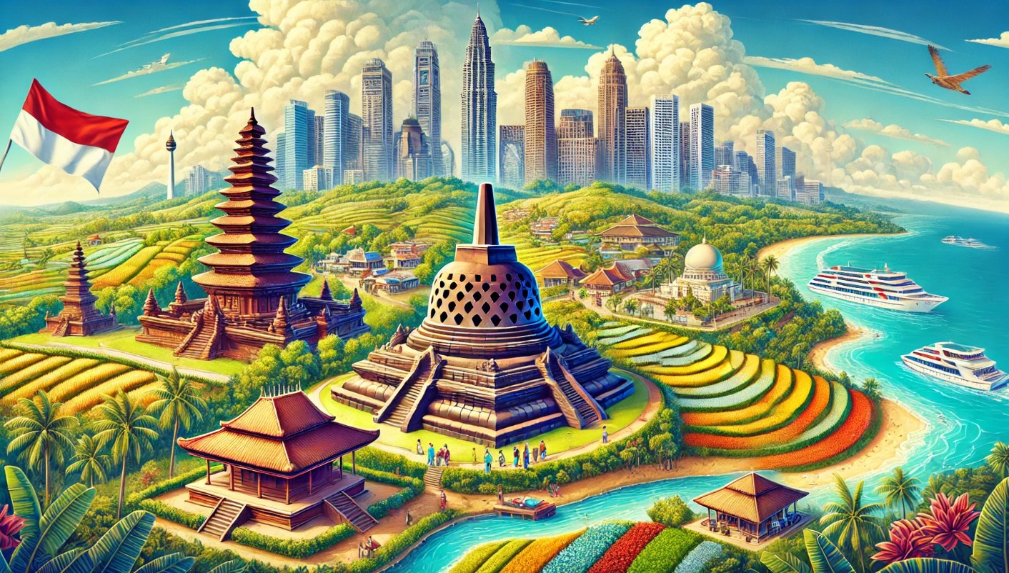 Famous Landmarks in Indonesia